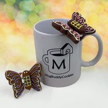 Load image into Gallery viewer, "Whimsical Butterfly" Solo Mug Buddy Topper
