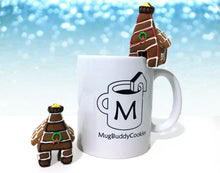 Load image into Gallery viewer, "Winter Lighthouse" Mug Buddy Topper Duo