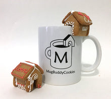 Load image into Gallery viewer, Custom Message "Love is in the Air" Mug Buddy Topper Duo