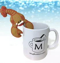 Load image into Gallery viewer, "Santa Claws Lobster" Solo Mug Buddy Topper