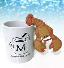 Load image into Gallery viewer, "Santa Claws Lobster" Solo Mug Buddy Topper