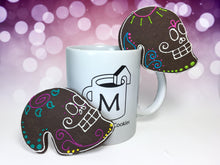 Load image into Gallery viewer, &quot;Day of The Dead&quot; Mug Buddy Topper Duo