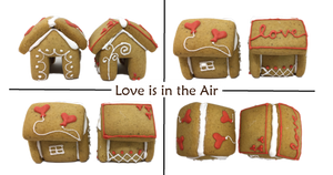 Custom Message "Love is in the Air" Mug Buddy Topper Duo